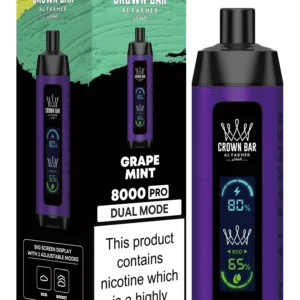 Crown Bar 8000 Pro - Grape Mint